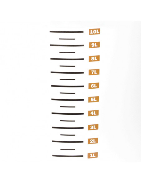 Brasser sa propre bière : Seau de fermentation 12L gradué (complet) - Autobrasseur - 12LGAUTO Brasser sa propre bière : Seau de fermentation 12L gradué (complet) - Autobrasseur - 12LGAUTO