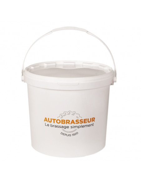 Brasser sa propre bière : Seau 12L avec graduation et couvercle - non percé - 12LNPB