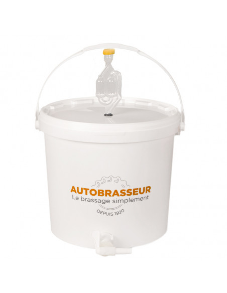 Brasser sa propre bière : Seau de fermentation 12L gradué (complet) - Autobrasseur - 12LGAUTO Brasser sa propre bière : Seau de fermentation 12L gradué (complet) - Autobrasseur - 12LGAUTO