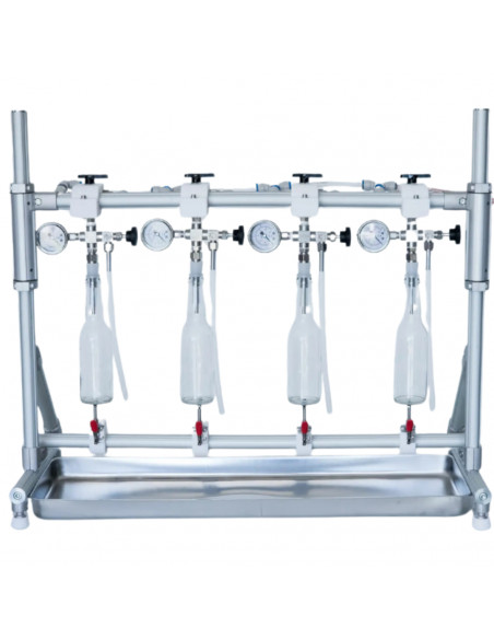 Brasser sa propre bière : Embouteilleuse Isobarométrique 4 becs - Isobrew - ISOBREW