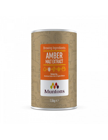 Brasser sa propre bière : Extrait de malt liquide ambre 1,5 kg - Muntons - 052.100.5
