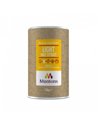 Brasser sa propre bière : Extrait de malt liquide Muntons blond 1,5 kg - 052.105.4