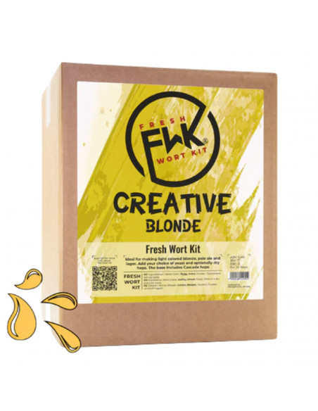Brasser sa propre bière : FWK Creative bière Blonde - Kits de moût frais 20L - 110741