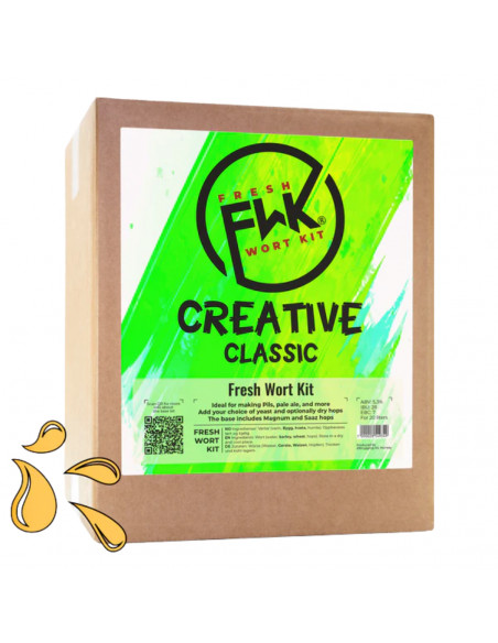 Brasser sa propre bière : FWK Creative bière Lager/pils - Kits de moût frais 20L - 108071