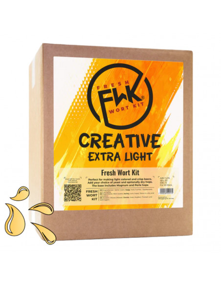 Brasser sa propre bière : FWK Creative bière pilsner - Kits de moût frais 20L - 10954