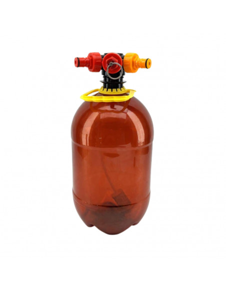 Brasser sa propre bière : Mini Fût PET 4 Litres + tête Ball-lock - KL24877+KL27144