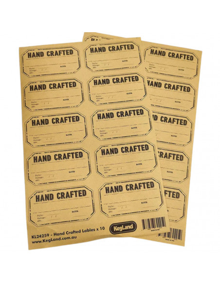 Brasser sa propre bière : 12 bouteilles de vin de 750 ml - Bouchons en liège, manchons thermo-rétractables noirs et étiquette...