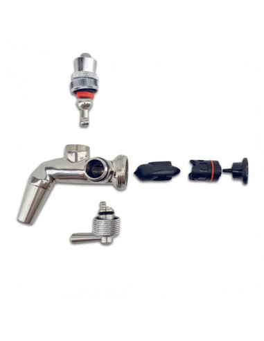 Brasser sa propre bière : Robinet de tirage NukaTap avec contrôle de débit - G2 - KL15523