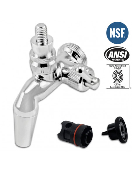 Brasser sa propre bière : Robinet de tirage NukaTap avec contrôle de débit - G3 - KL15523