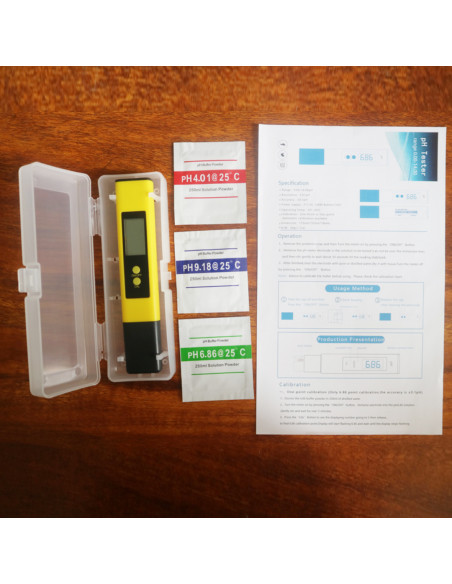 Brasser sa propre bière : PH-mètre numérique portable grand écran (0 à 14 PH) - CHN-998 Brasser sa propre bière : PH-mètre numérique portable grand écran (0 à 14 PH) - CHN-998