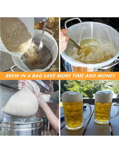 Brasser sa propre bière : Sac de brassage filtrant "Brew Bag" Universel 56 X 66 cm - CHN-997