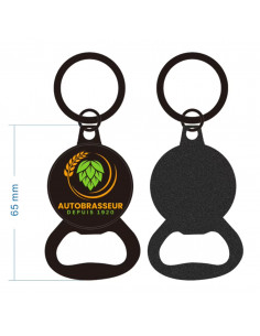 Brasser sa propre bière : Porte-clé décapsuleur Autobrasseur - CLEFBLACK
