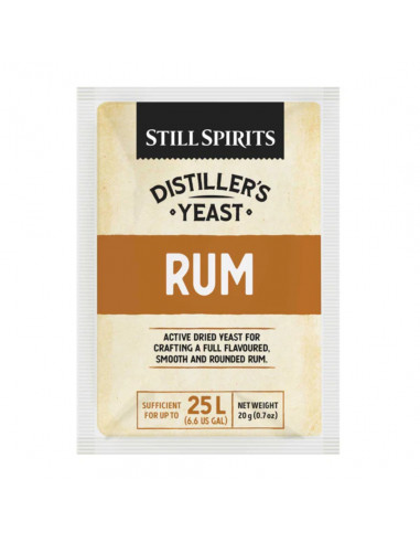 Brasser sa propre bière : Levure SS Distiller's Yeast Rum 20g - 50225