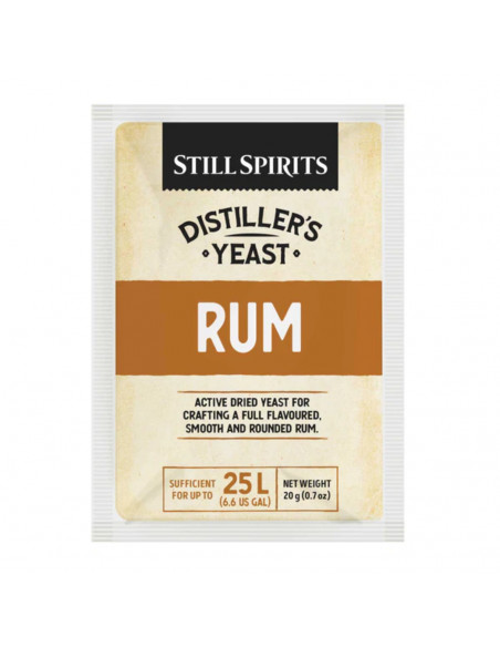 Brasser sa propre bière : Levure SS Distiller's Yeast Rum 20g - 50225