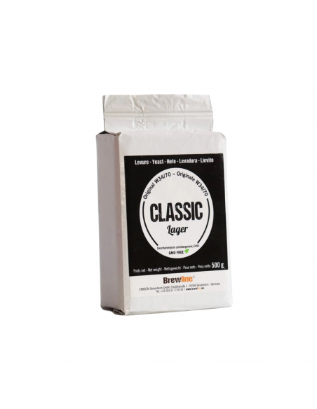 Brasser sa propre bière : Levure de bière CLASSIC LAGER 500gr - Brewline - CLALAG500