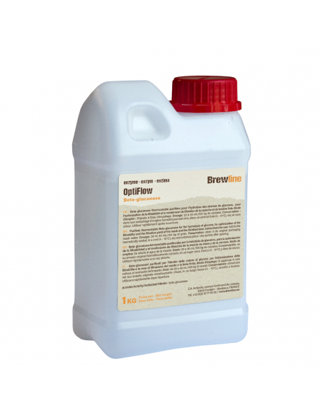 Brasser sa propre bière : Enzyme OPTIFLOW 1kg - Brewline - OPTIFLOW