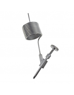 Brasser sa propre bière : Serpentin d'échantillonnage pour robinet d’échantillonnage hygiénique - Brew Monk™ - 018.811.0