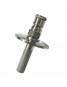 Brasser sa propre bière : Raccord ball‑lock 1,5″ TC avec pierre de carbonatation - Brew Monk™ - 018.816.9