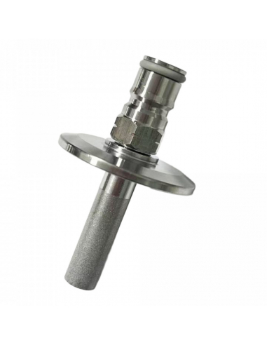 Brasser sa propre bière : Raccord ball‑lock 1,5″ TC avec pierre de carbonatation - Brew Monk™ - 018.816.9