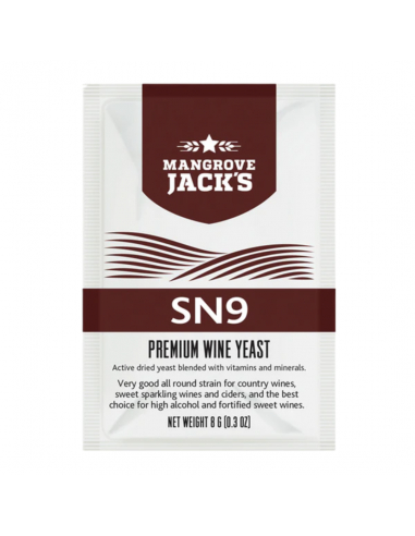 Brasser sa propre bière : Levure vin sèche SN9 - 8 gr - 10648 Brasser sa propre bière : Levure vin sèche SN9 - 8 gr - 10648