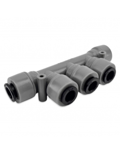 Brasser sa propre bière : Duotight - 8 mm (5/16) Femelle - Té multivoies à 5 voies - KL46268