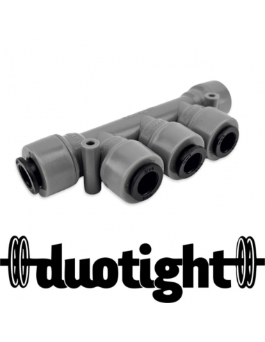 Brasser sa propre bière : Duotight - 8 mm (5/16) Femelle - Té multivoies à 5 voies - KL46268 Brasser sa propre bière : Duotight - 8 mm (5/16) Femelle - Té multivoies à 5 voies - KL46268