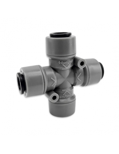 Brasser sa propre bière : Duotight - Adaptateur/répartiteur en croix femelle 8 mm (5/16") - KL46251
