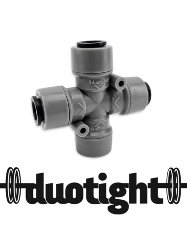Brasser sa propre bière : Duotight - Adaptateur/répartiteur en croix femelle 8 mm (5/16") - KL46251