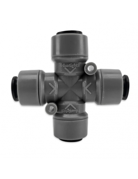 Brasser sa propre bière : Duotight - Adaptateur/répartiteur en croix femelle 8 mm (5/16") - KL46251