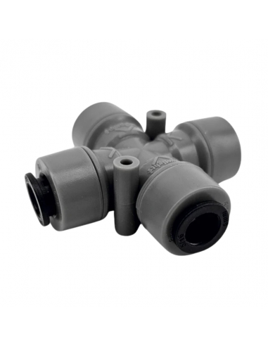 Brasser sa propre bière : Duotight - Adaptateur/répartiteur en croix femelle 8 mm (5/16") - KL46251