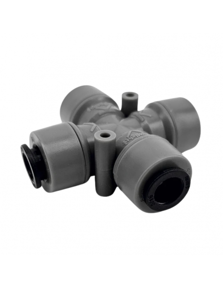Brasser sa propre bière : Duotight - Adaptateur/répartiteur en croix femelle 8 mm (5/16") - KL46251