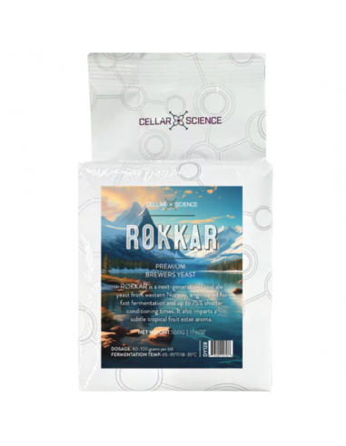 Brasser sa propre bière : Levure de bière RØKKAR - 500 gr - CellarScience - KL47944