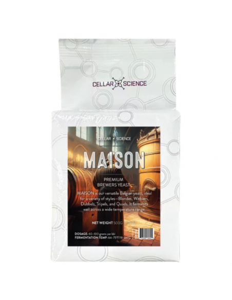Brasser sa propre bière : Levure de bière belge MAISON - 500 gr - CellarScience - KL48002