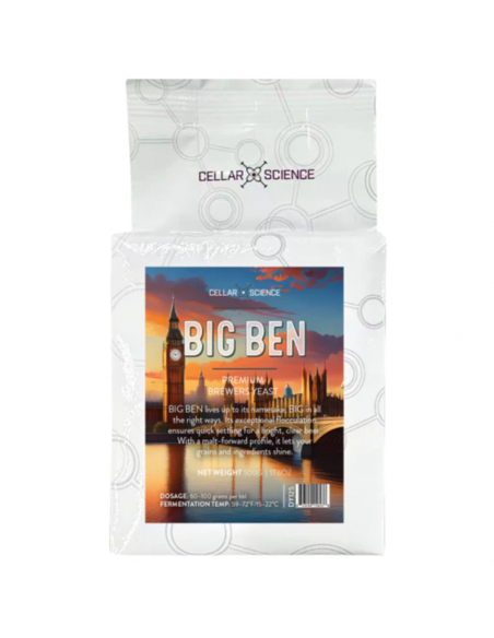 Brasser sa propre bière : Levure de bière anglaise BIG BEN - 500 gr - CellarScience - KL47999