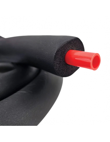 Brasser sa propre bière : Tuyau isolant en glycol rouge - Rouleau de 2 m x diamètre intérieur 12 mm x diamètre extérieur 16 m...