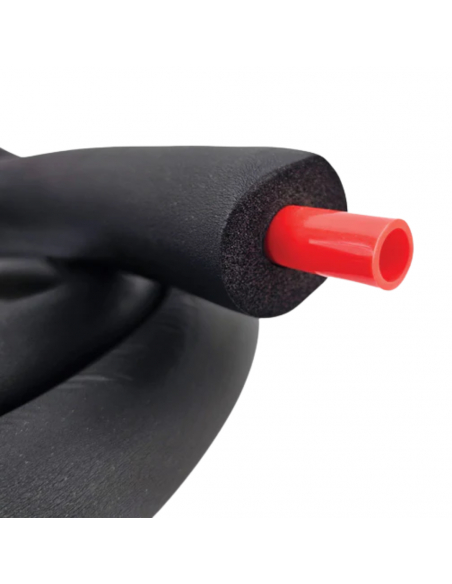 Brasser sa propre bière : Tuyau isolant en glycol rouge - Rouleau de 2 m x diamètre intérieur 12 mm x diamètre extérieur 16 m...