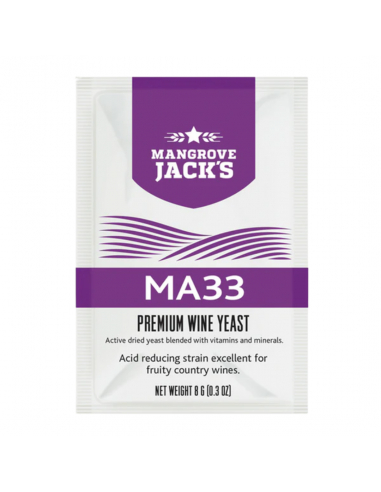 Brasser sa propre bière : Levure vin sèche MA33 - 8 gr - 10647 Brasser sa propre bière : Levure vin sèche MA33 - 8 gr - 10647