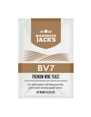 Brasser sa propre bière : Levure vin sèche BV7- 8 gr - 10643