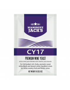 Brasser sa propre bière : Levure vin sèche CY17- 8 gr - 10641