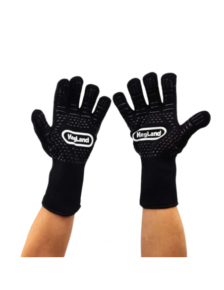 Brasser sa propre bière : Gants de cuisine KegLand haute résistance à la chaleur - KL32292 Brasser sa propre bière : Gants de cuisine KegLand haute résistance à la chaleur - KL32292