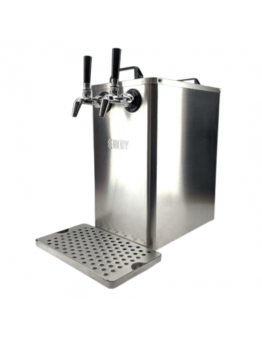 Brasser sa propre bière : Tireuse à bière froid sec de comptoir à double robinet (12 V/24 V/240 V) - KL18210 Brasser sa propre bière : Tireuse à bière froid sec de comptoir à double robinet (12 V/24 V/240 V) - KL18210