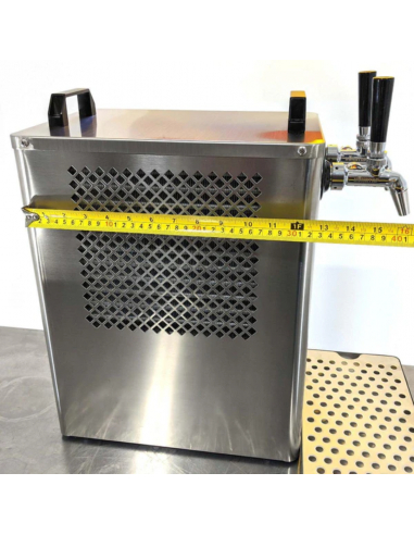 Brasser sa propre bière : Tireuse à bière froid sec de comptoir à double robinet (12 V/24 V/240 V) - KL18210 Brasser sa propre bière : Tireuse à bière froid sec de comptoir à double robinet (12 V/24 V/240 V) - KL18210