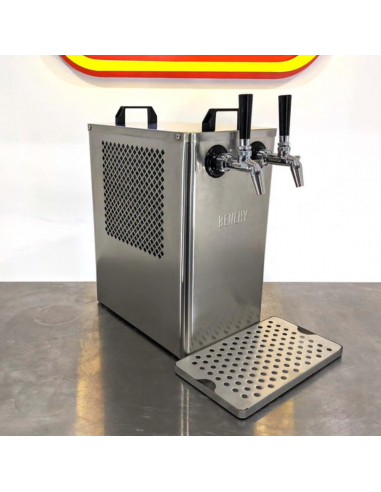 Brasser sa propre bière : Tireuse à bière froid sec de comptoir à double robinet (12 V/24 V/240 V) - KL18210 Brasser sa propre bière : Tireuse à bière froid sec de comptoir à double robinet (12 V/24 V/240 V) - KL18210