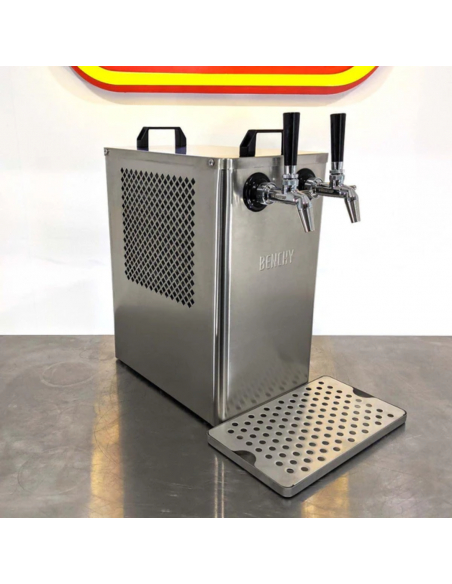 Brasser sa propre bière : Tireuse à bière froid sec de comptoir à double robinet (12 V/24 V/240 V) - KL18210 Brasser sa propre bière : Tireuse à bière froid sec de comptoir à double robinet (12 V/24 V/240 V) - KL18210