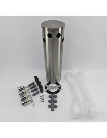 Brasser sa propre bière : Colonne de tirage pression - pour 4 robinets - KL15745