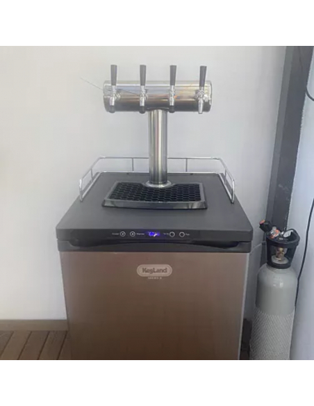 Brasser sa propre bière : Colonne de tirage pression (style BAR) - pour 4 robinet - KL29698