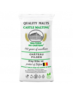 Brasser sa propre bière : Malt pilsen biologique 3.0-3.5 EBC - 25kg - MPBIOS2VA