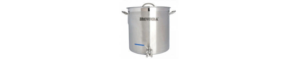 Cuves de brassage inox pour la fabrication de bière